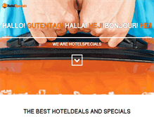 Tablet Screenshot of hotelspecials.com
